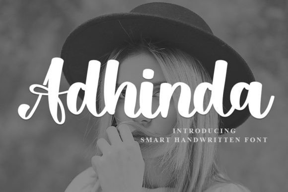 Adhinda: A Refined Script Font for Your Brand