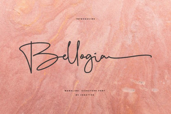 Bellogia: A Versatile Script Font for Modern Campaigns