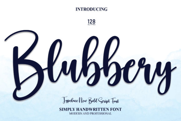 Blubbery Font for Web Design: A Playful Display Typeface