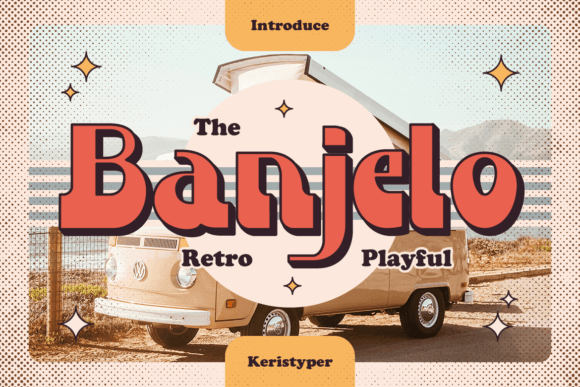Bringing Retro Class to Your Layout with the Banjelo Typeface
