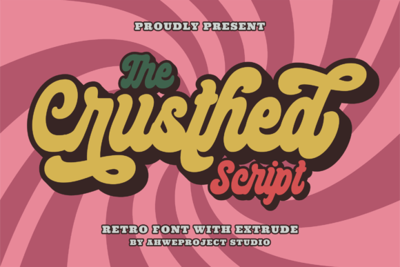Bringing Retro Energy to Editorial Design with The Crusthed Typeface