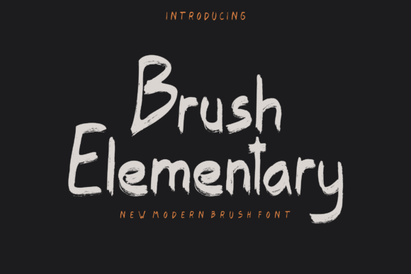 Brush Elementary: A Handwritten Font for Modern Editorial Design