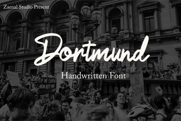 Dortmund Font for Branding and Campaign Design