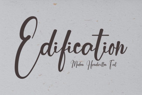 Edification Font for Modern Web Design