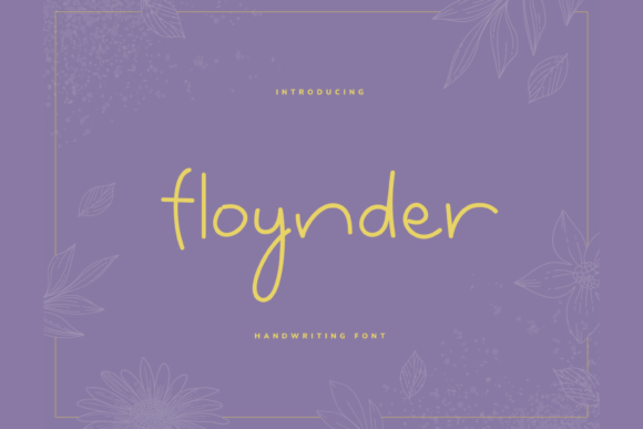 Floynder: A Whimsical Font for Bold Branding