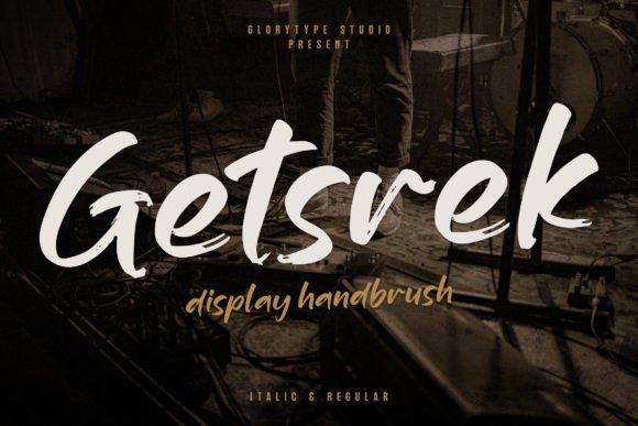 Getsrek: A Script Font for Modern Branding and Design