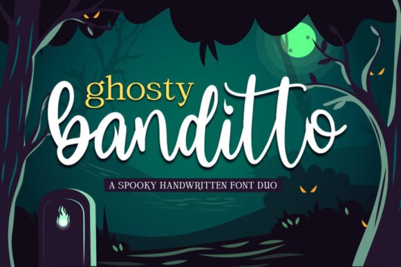 Ghosty Banditto: A Script Font That Breathes Life into Handmade Creations