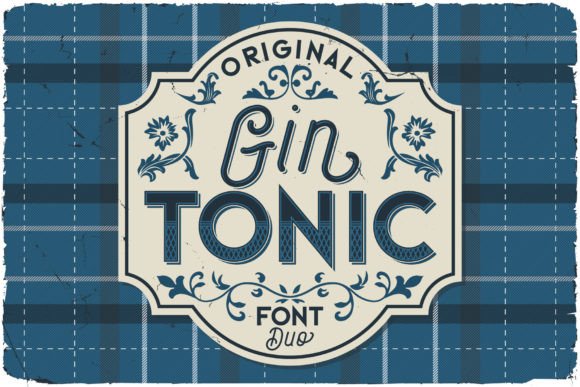 Gintonic Duo: A Modern Typeface for Handmade Creations