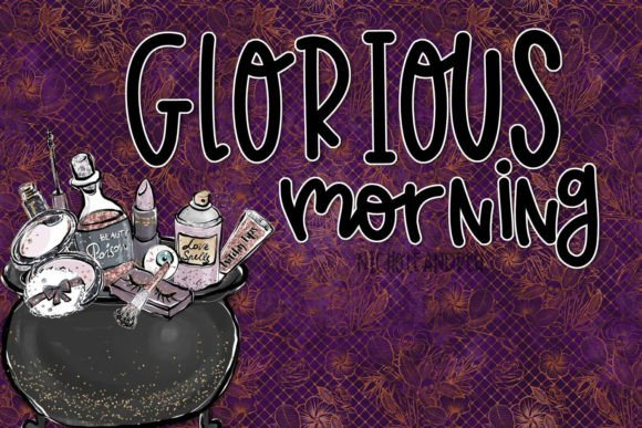 Glorious Morning Font for Editorial Design