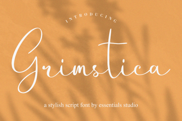 Grimstica: A Stylish Script Font for Craft Creations