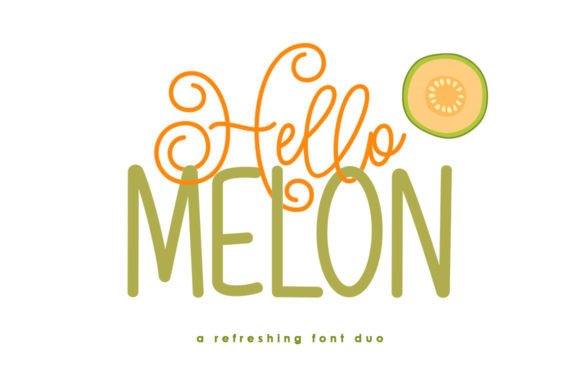 Hello Melon Duo: A Charming Script Font for Crafters
