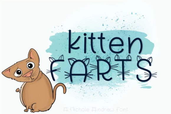 Kitten Farts Font for Web Design