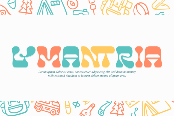 Lymantria: A Playful Display Font for Editorial Design