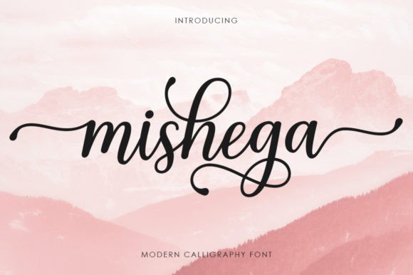 Mishega Script: A Modern Calligraphy Font for Creative Brands