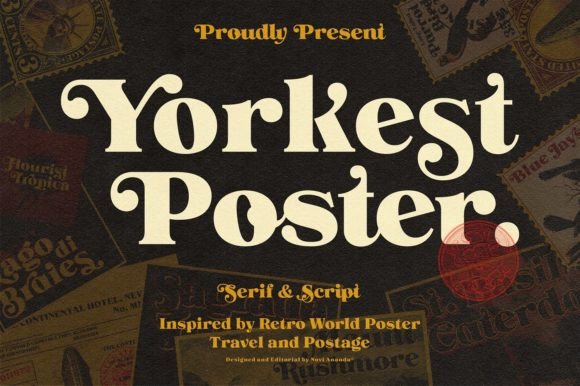 Ns Yorkest Poster: A Retro Serif for Editorial Storytelling