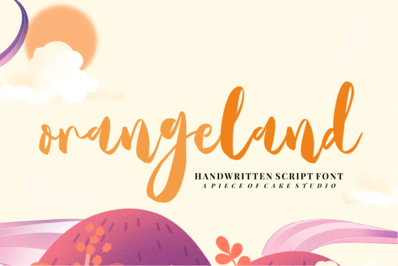 Orangeland: A Simple Script Font for Creative Branding