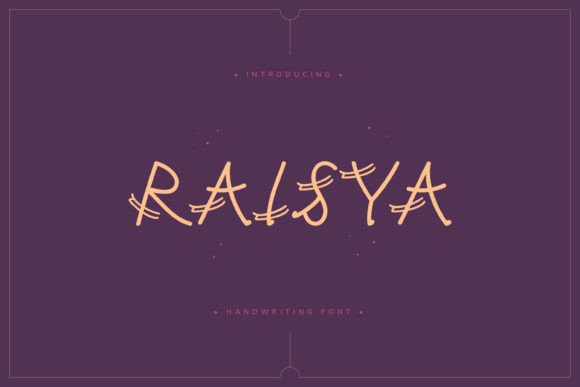 Raisya: A Whimsical Font for Web Design