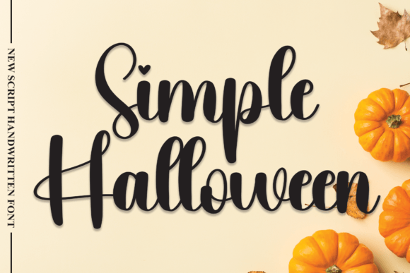 Simple Halloween Font for Web Design