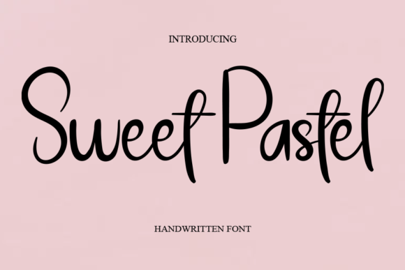 Sweet Pastel: A Font That Elevates Branding with Charm