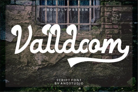 Valldoom: A Simple Script Font for Polished Branding
