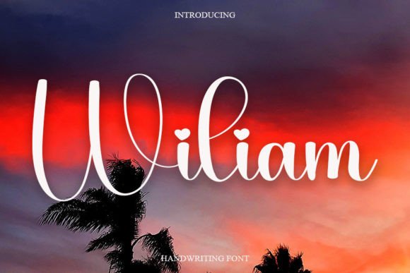 Wiliam Font Elevates Branding with Handwritten Elegance