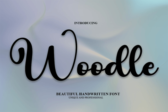 Woodle: A Feminine Typeface for Modern Web Design